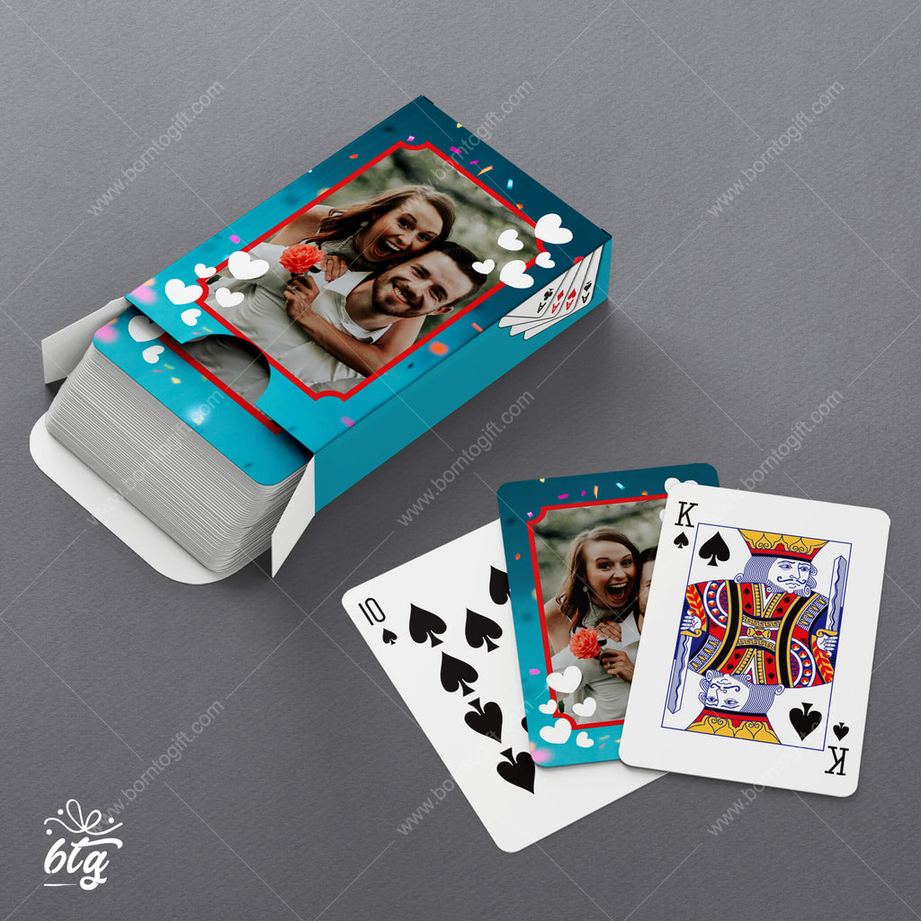 Personlised Playing Cards - Wedding Couple Photo