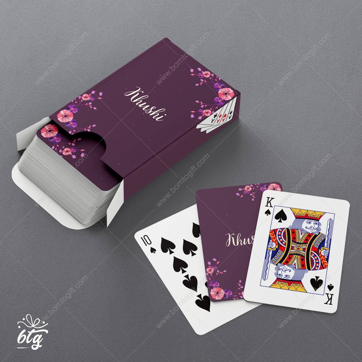 Personlised Playing Cards - Custom Name – Born To Gift