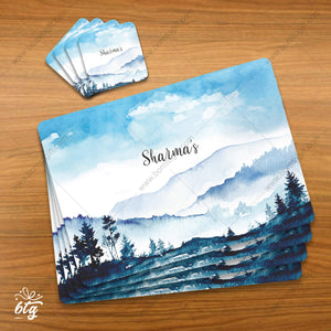Personalised Placemat Coaster Set of 4 - 01